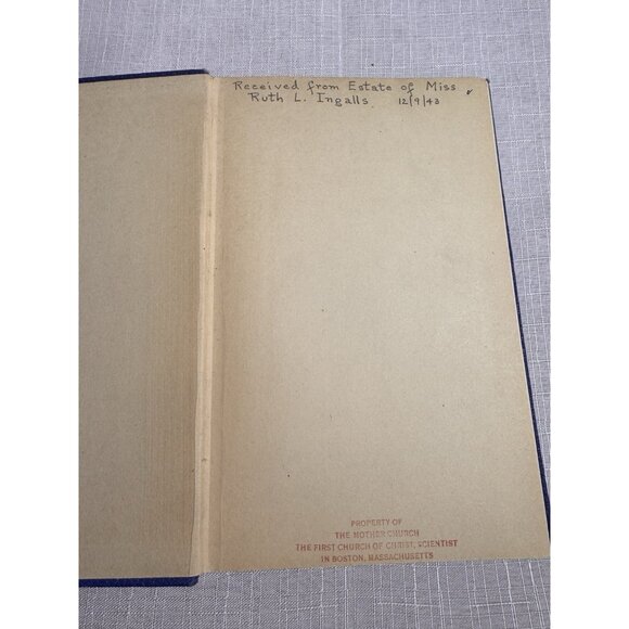 What Mrs. Eddy said to Arthur Brisbane M.E. Paige, 1930 1st Edition - Picture 3 of 10